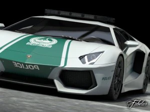 pol&iacute;cia de dubai vol1 Modelo 3D