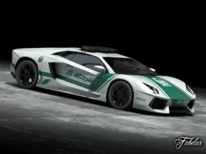 pol&iacute;cia de dubai vol1 Modelo 3D