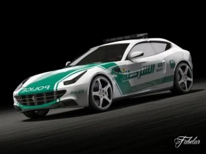 pol&iacute;cia de dubai vol1 Modelo 3D