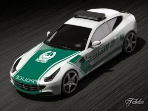 pol&iacute;cia de dubai vol1 Modelo 3D