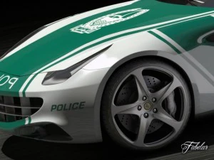 pol&iacute;cia de dubai vol1 Modelo 3D