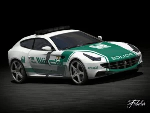 pol&iacute;cia de dubai vol1 Modelo 3D