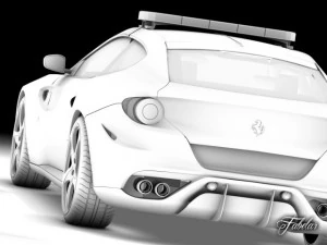 pol&iacute;cia de dubai vol1 Modelo 3D