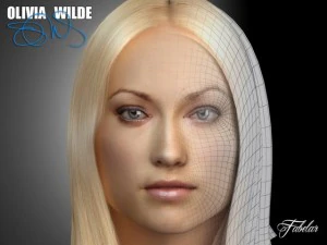 olivia wilde 3D Model