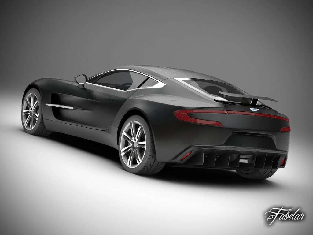aston martin one77 3D Model .c4d .max .obj .3ds .fbx .stl .blend 
