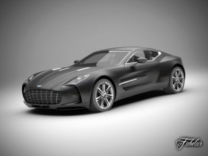 aston martin one77 3D Model