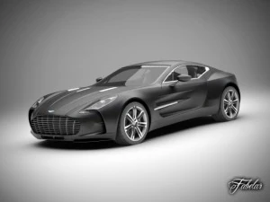 aston martin one77 3D Model