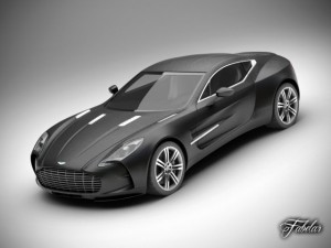 aston martin one77 3D Model
