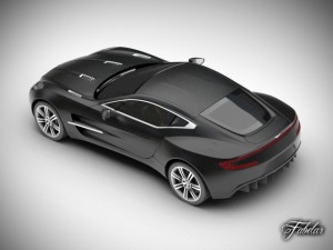 aston martin one77 3D Model