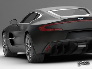 aston martin one77 3D Model