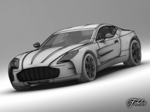 aston martin one77 3D Model