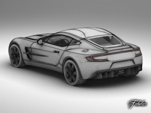 aston martin one77 3D Model