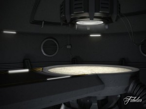 futuristic garage 3D Model