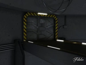 futuristic garage 3D Model