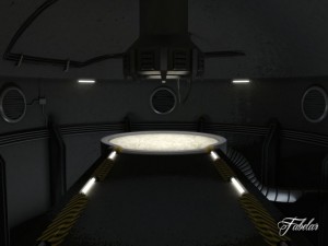 futuristic garage 3D Model
