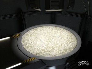 futuristic garage 3D Model