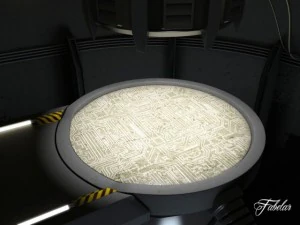 futuristic garage 3D Model