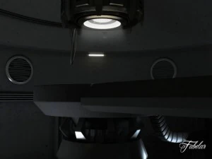 futuristic garage 3D Model
