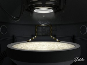 futuristic garage 3D Model