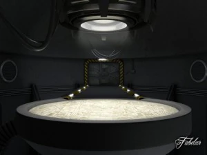 futuristic garage 3D Model