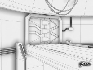 futuristic garage 3D Model