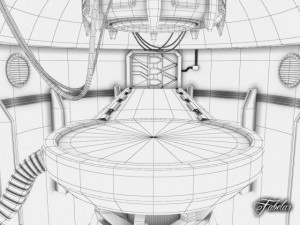 futuristic garage 3D Model