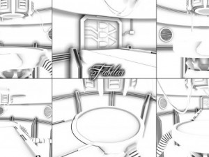 futuristic garage 3D Model