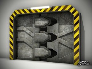 airlock door Model 3D