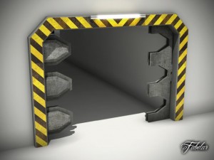 airlock door Model 3D