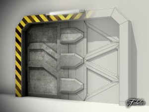 airlock door Model 3D