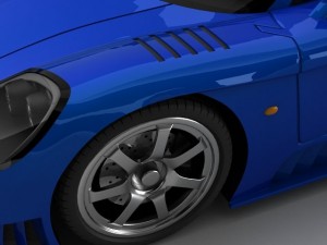 saleen s7 std mat 3D 모델