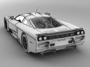 saleen s7 std mat 3D 모델