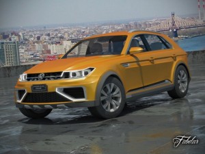 volkswagen crossblue coup 3D 模型
