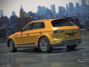 volkswagen crossblue coup 3D Model