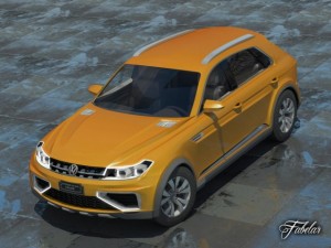 volkswagen crossblue coup 3D Model