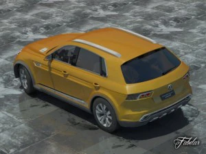 volkswagen crossblue coup 3D Model