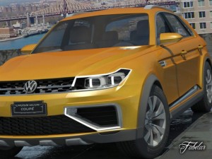 volkswagen crossblue coup 3D Model