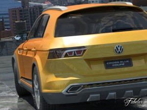 volkswagen crossblue coup 3D Model