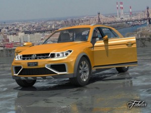 volkswagen crossblue coup 3D Model