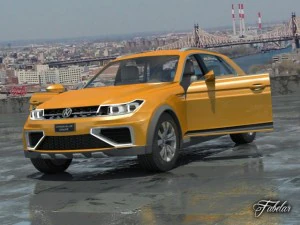 volkswagen crossblue coup 3D Model