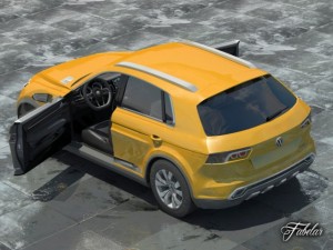 volkswagen crossblue coup 3D Model