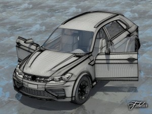 volkswagen crossblue coup 3D Model