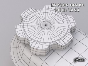 master brake fluid tank 3D Модель