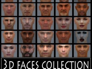 3d faces collection 1 3D Model