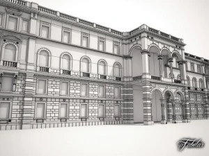 Palazzo del governo 3D Model