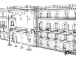 Palazzo del governo 3D Model