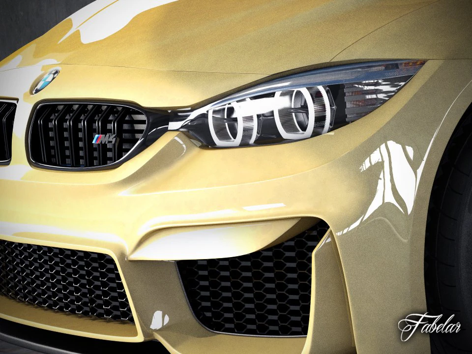 bmw m4 coup concept 3D Model .c4d .max .obj .3ds .fbx .stl .blend 