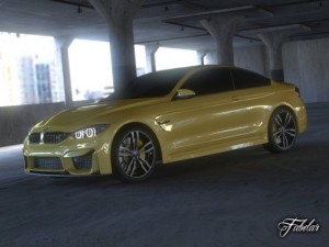 bmw m4 coup concept Model 3D