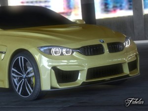 bmw m4 coup concept Model 3D