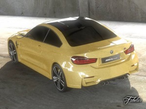 bmw m4 coup concept Model 3D